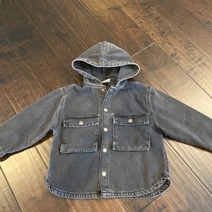 Zara kids grey denim jacket never worn